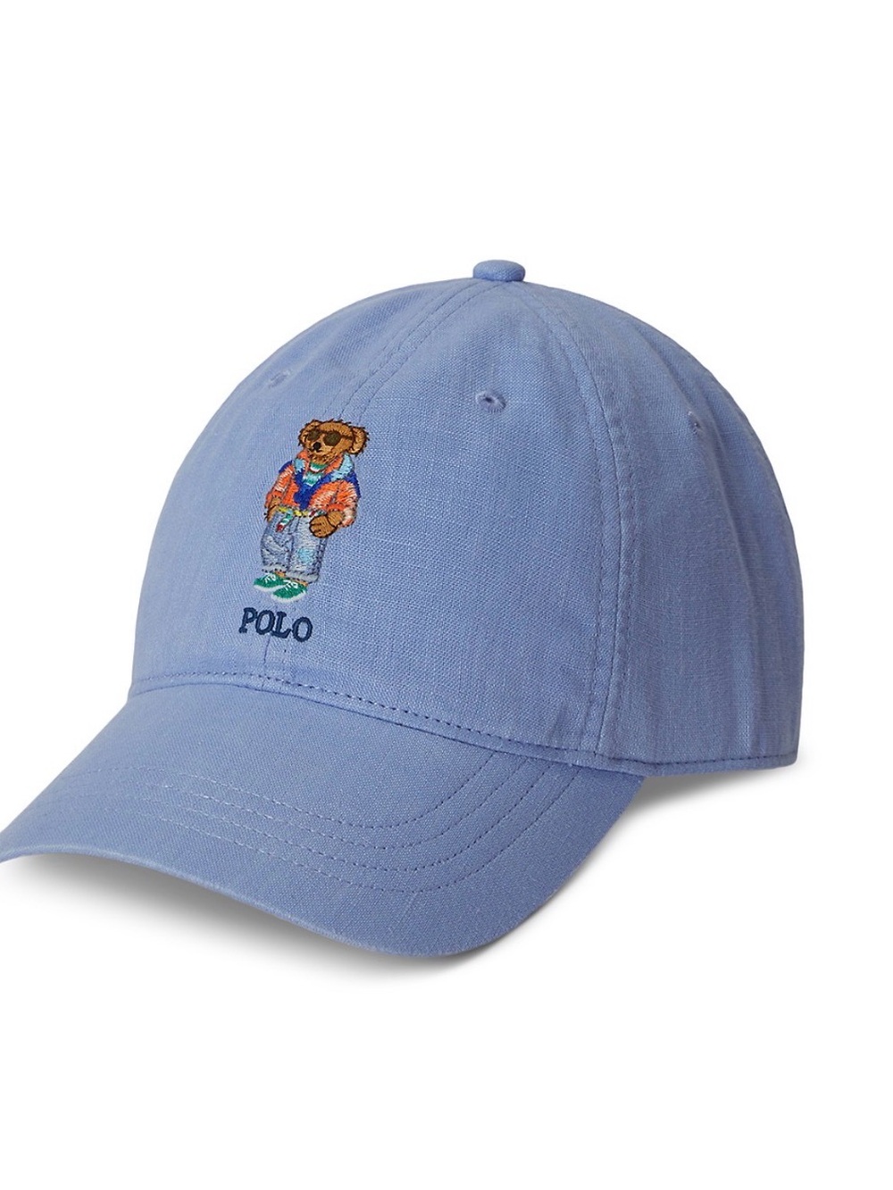 Polo by Ralph Lauren Light Blue Kids Bear Embroidered Baseball Hat